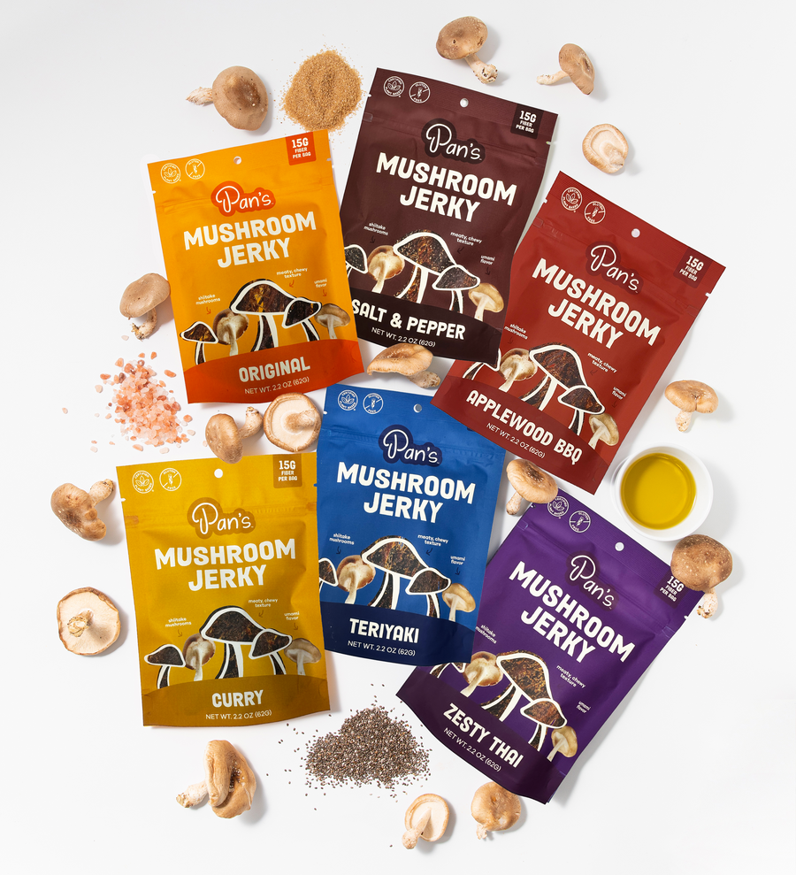 Pan's Mushroom Jerky - The Ultimate Flavor Pack R5
